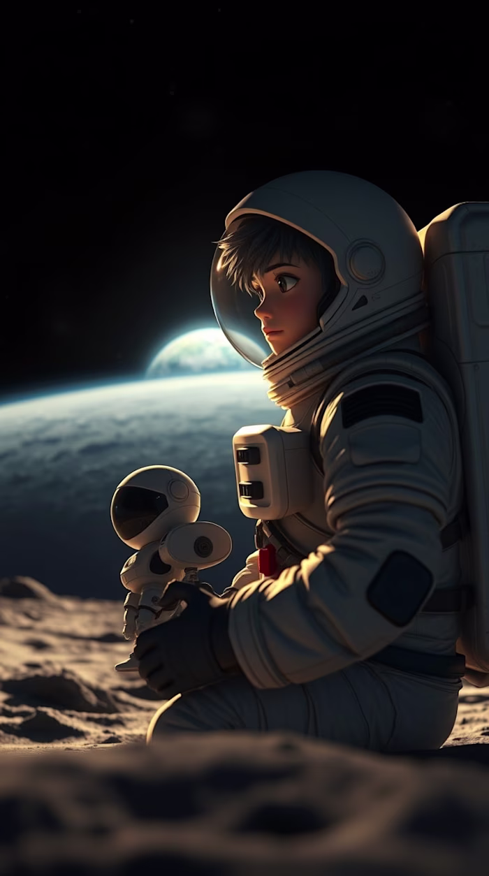 Lost in Space: A Futuristic Digital Artwork