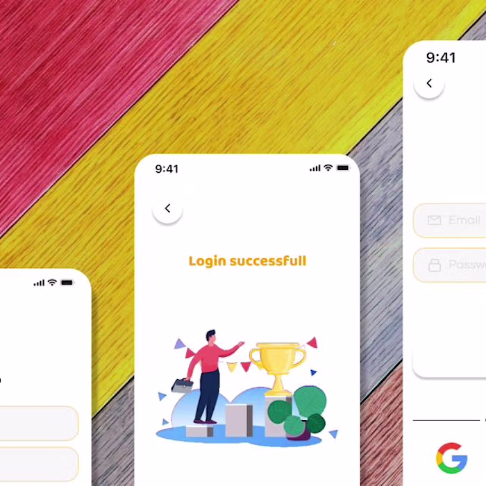 “Log in pages using figma”