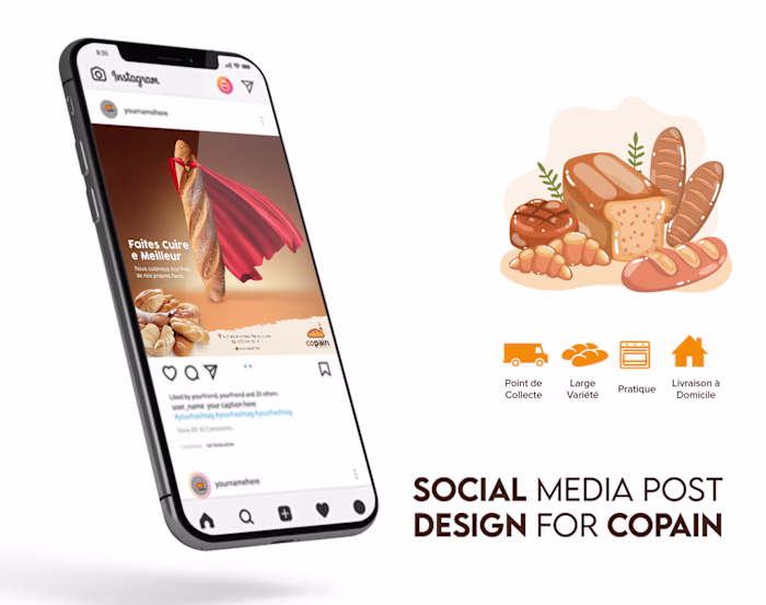 Copain: son pain, chez soi