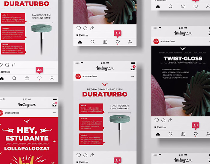 Social Media - American Burrs :: Behance