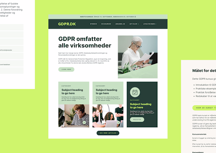 WordPress Website Development for GDPR.DK