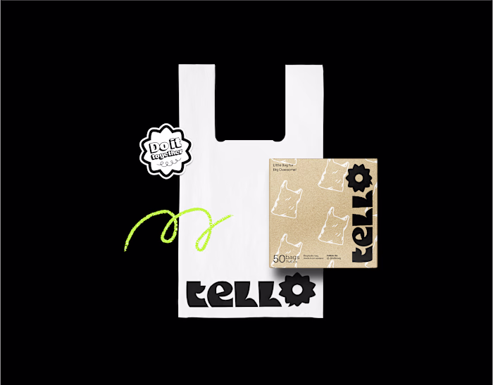 TELLO Bag - Bioplastic Bag