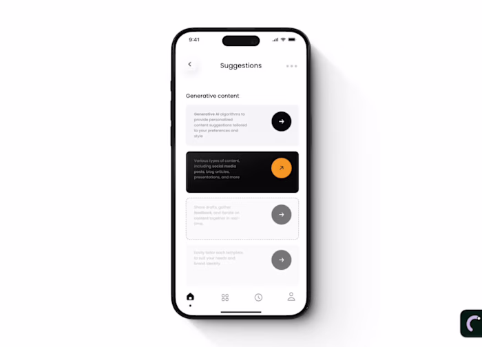 AI-Powered Content Suggestions for PINBOX Mobile