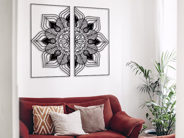 Metal Art design for cozy home