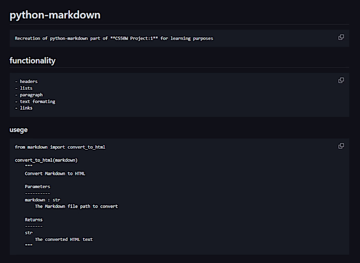 Python markdown to HTML
