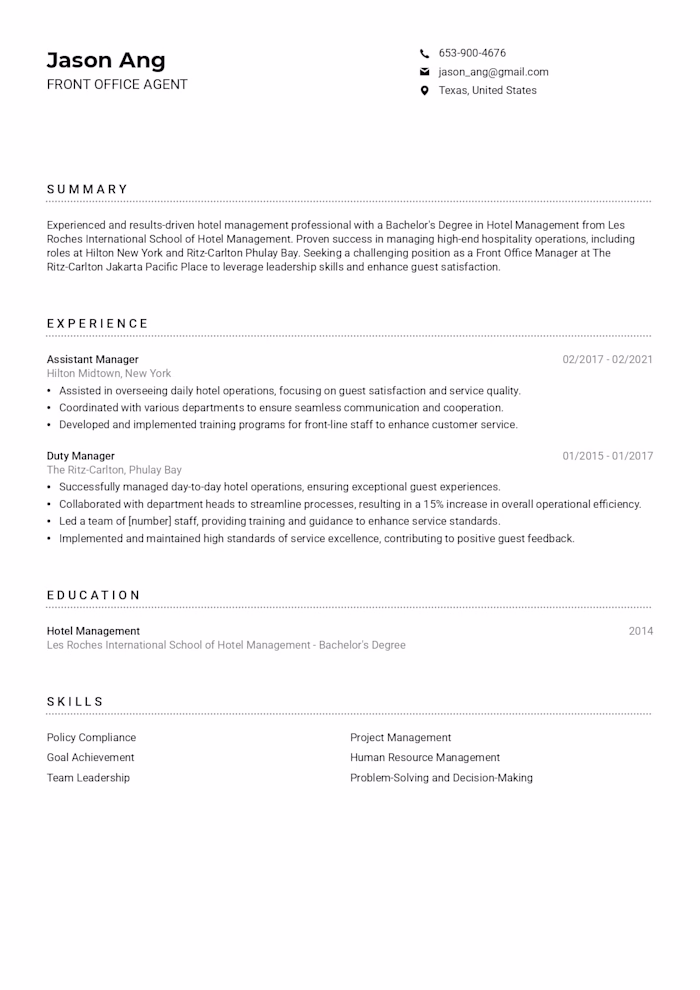 Resume/CV Rewriting Services