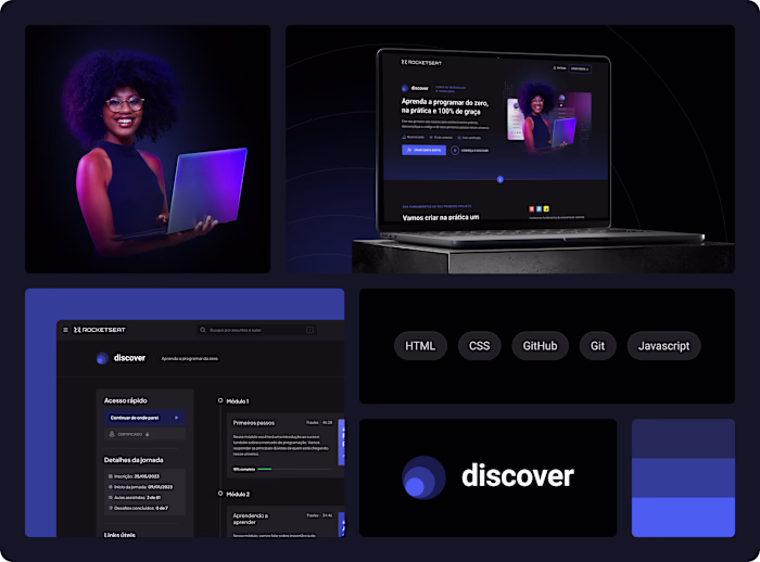 Discover ▪️ Education Landing Page