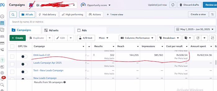 1000+ Plot & House Buyer Leads | Meta Ads Real Estate Campaign