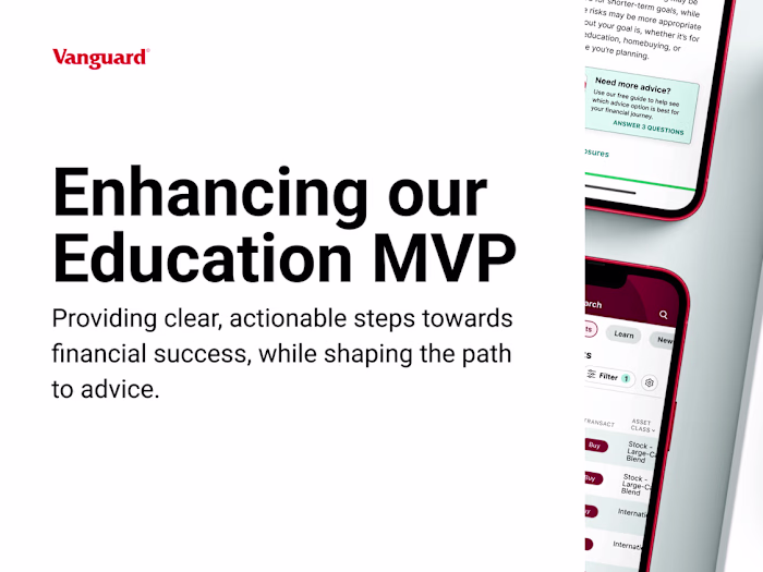 Vanguard's Education Experience (mobile app)