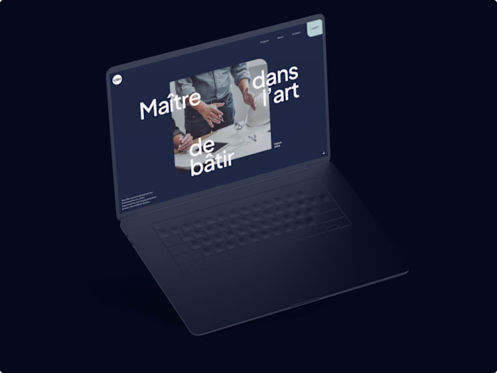 Visual Design for an Engineering Website - QMD