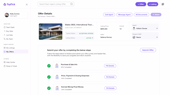 Real Estate SaaS for Agents to Manage Listings and Documents