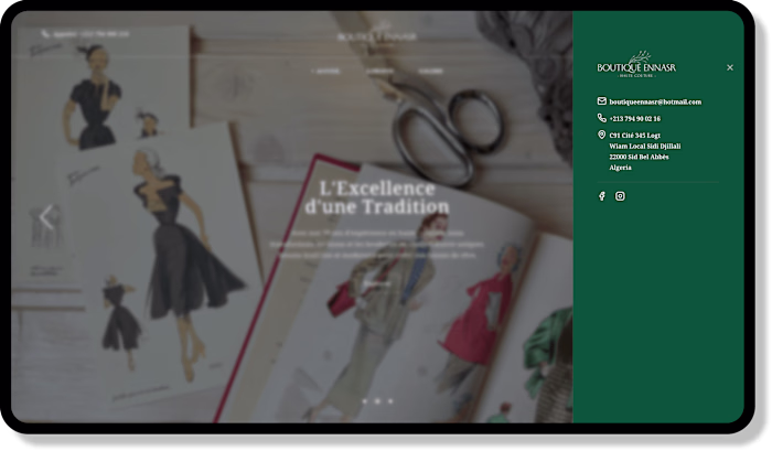 Fashion Store Landing page