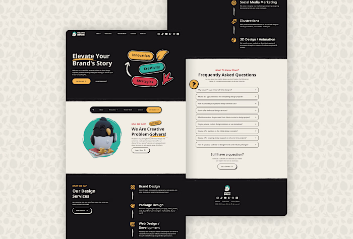 Creative Birds Co (Branding + Framer development)