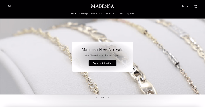 Website development & product photography 