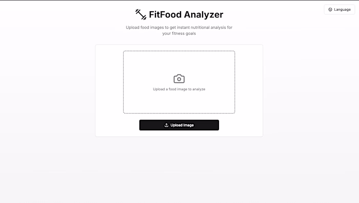 FitFood Analyzer: web app to identify fitness food