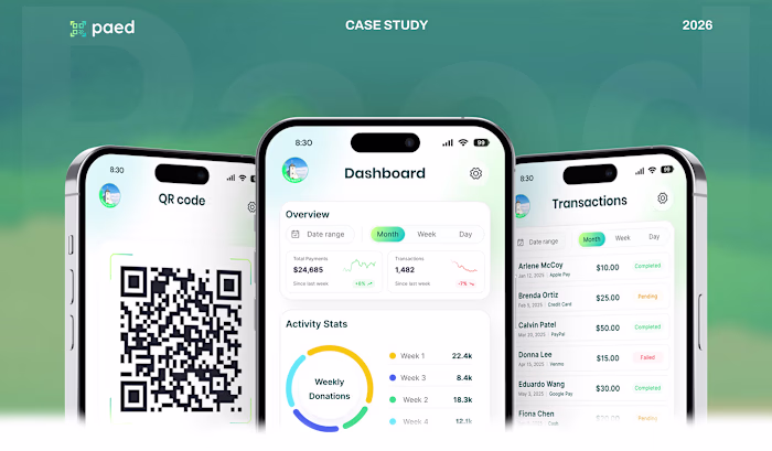 Fintech QR Payment SaaS | Fintech Web UI/UX Case Study