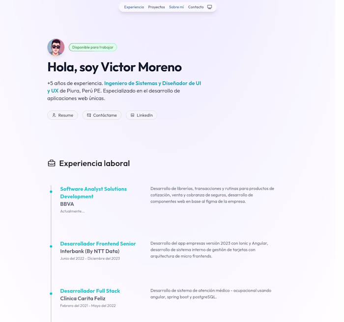 Portafolio personal