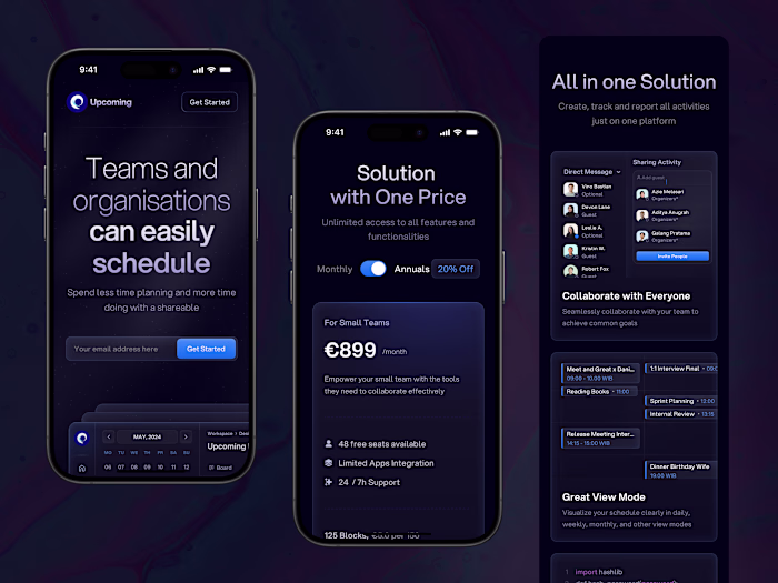 Upcoming - Team Scheduling Mobile