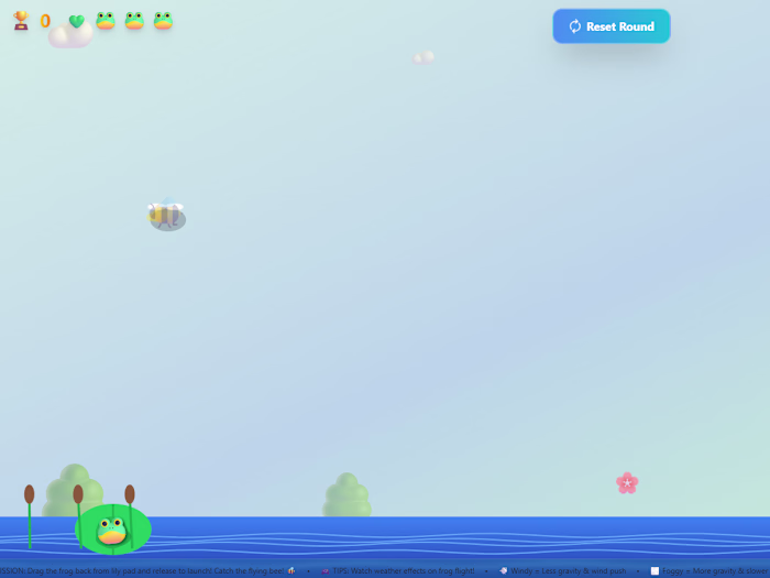 🐸 Frog Launchers - Physics Game