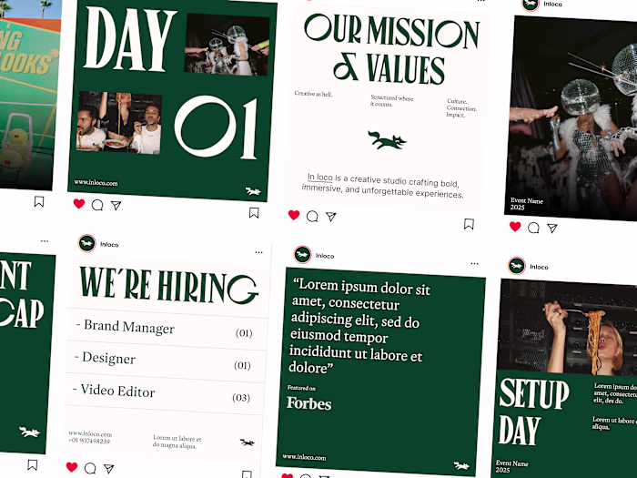 Branding and Creative Direction for Wedding/Events Company