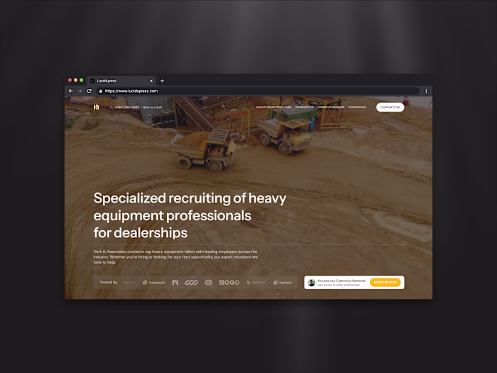 Herk & Associates - Website Redesign