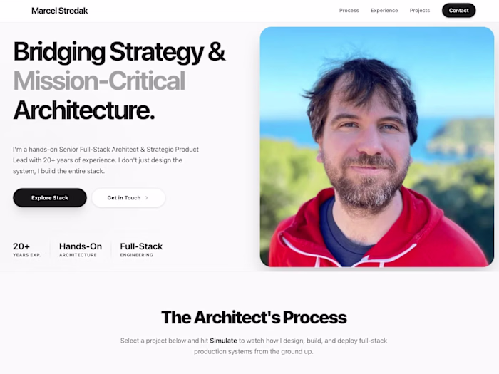 Interactive Architectural Portfolio and System Simulator