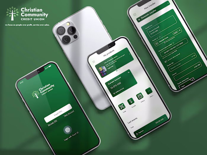CCCU Bank - Mobile App Design