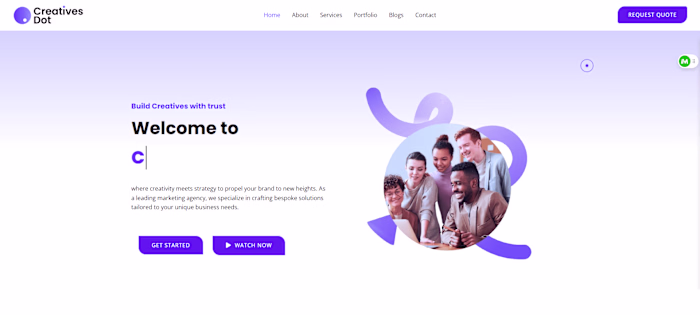 Creatives Dot Website Overhaul
