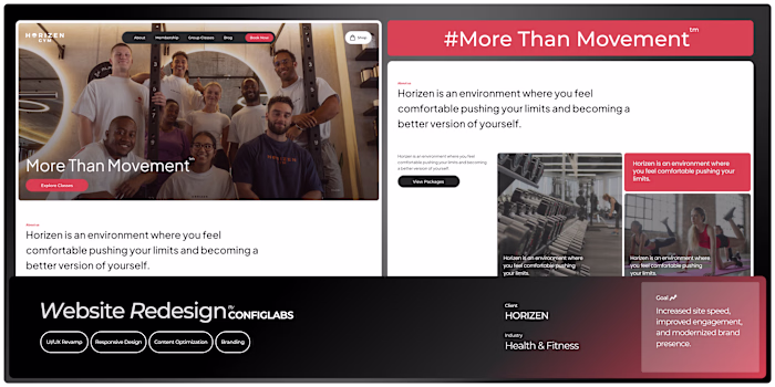 Horizon Web UIUX Design