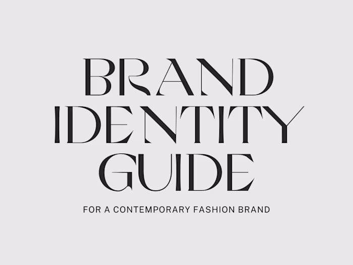 Brand Identity for a Luxury Brand