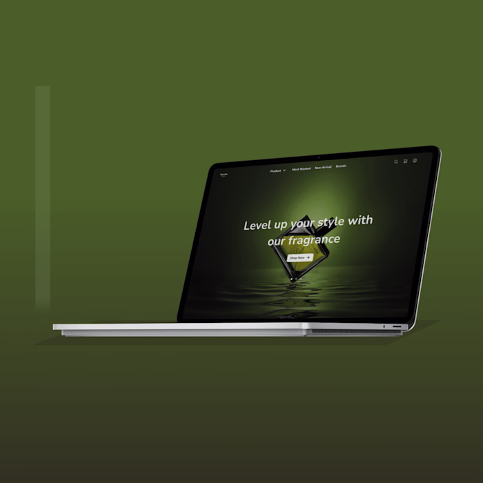 Tareem Parfume Landing Page