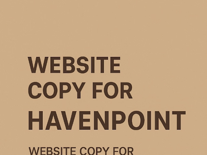 HavenPoint Realty: Personalized Real Estate Services