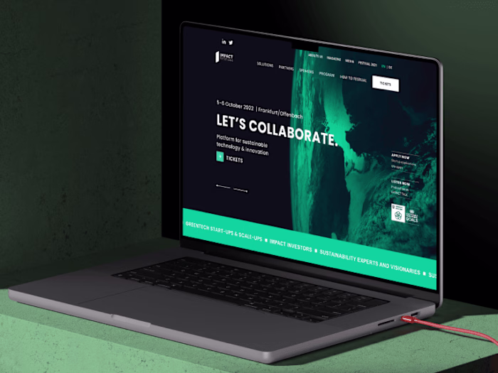 Impact festival | Website design and implementation