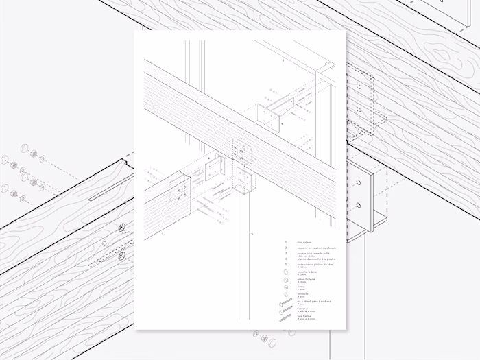 Structural assembly detail