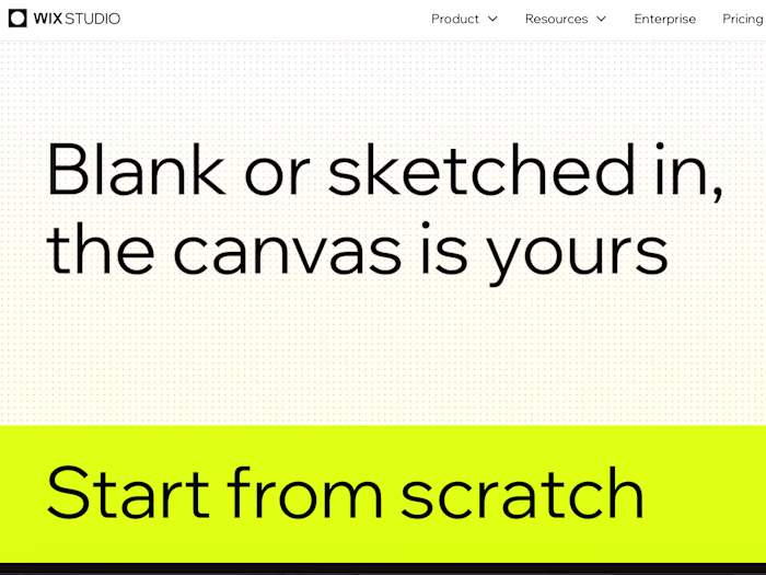 WIX Fully Custom Design