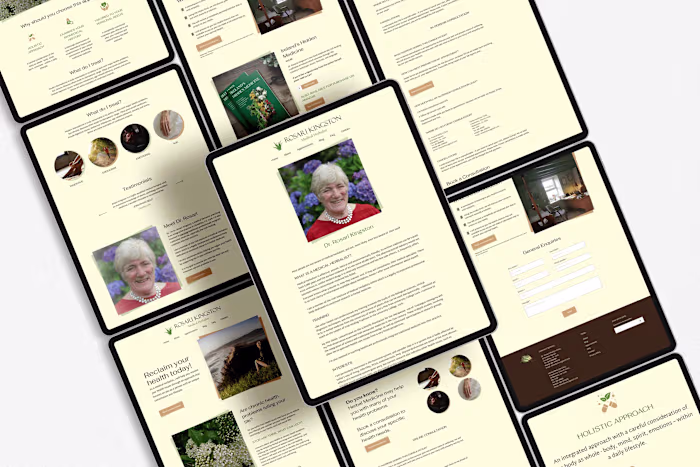 Managing Dr. Rosari Kingston's website