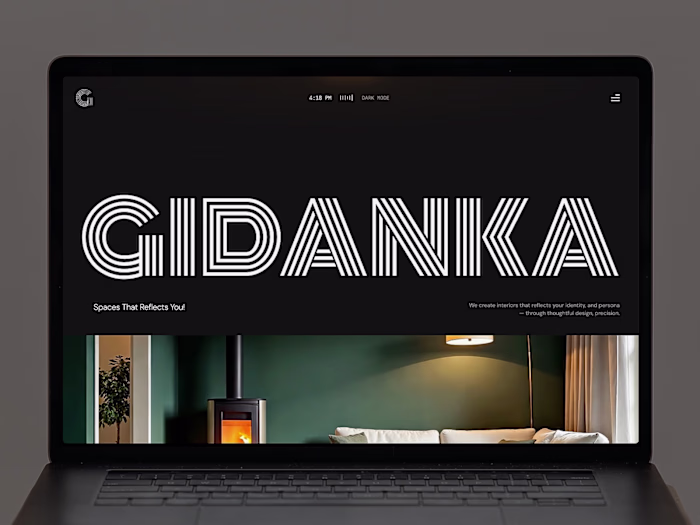 Gidanka — Interior Design Framer