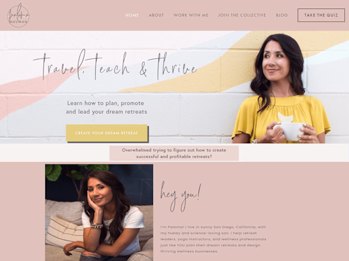 Design new Squarespace website