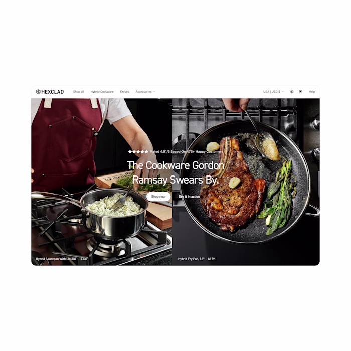 Hexclad Website Redesign