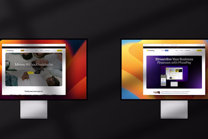 PhosPay Landing Page