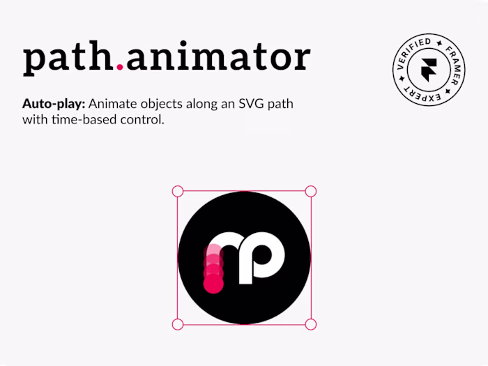 Framer Component: path.animator