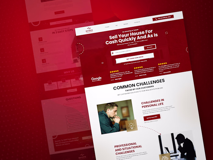 QuickFix Real Estate UI Desing | Web Design