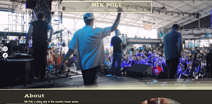 Independent Musician Website Development (In Progress)