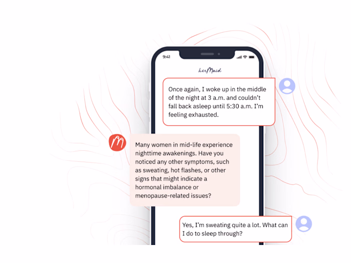 AI chatbot creation for female startup hermaid