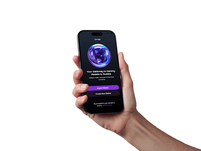 A Crypto Web3 Wallet Splash Screen