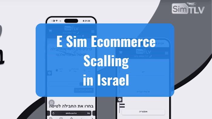 Google Ads Management - E Sim Ecommerce Scalling in Israel