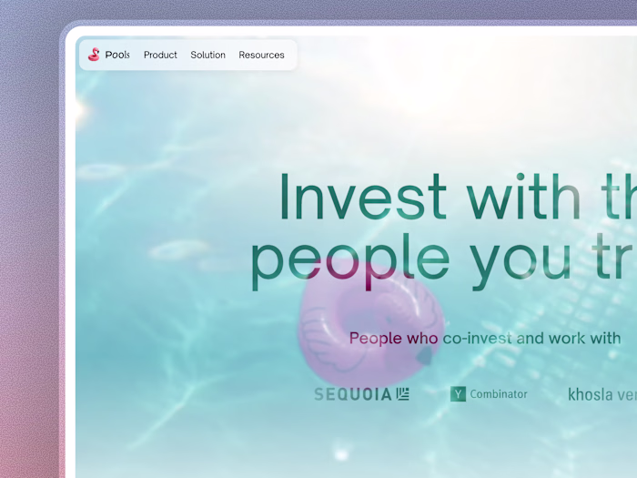 Website and Brand Identity Design for Pools