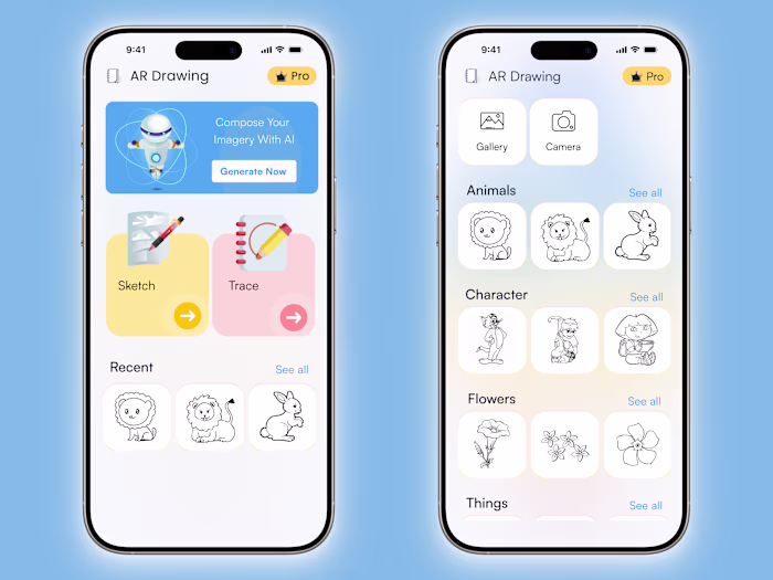 🎨 AR Drawing – Trace & Sketch