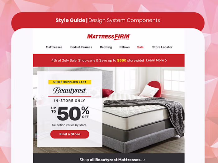 Mattress Firm Design System