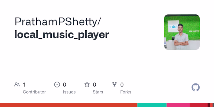 GitHub - PrathamPShetty/local_music_player